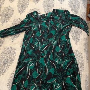 Silk shift dress